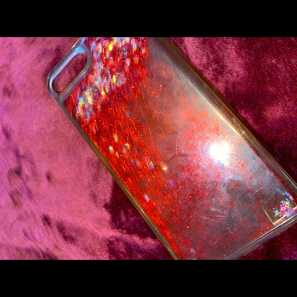 Apple glitter case ❤️